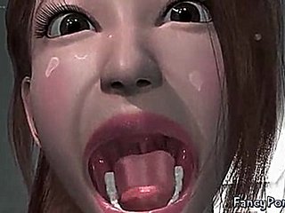 Hot animated babe sucking huge unearth