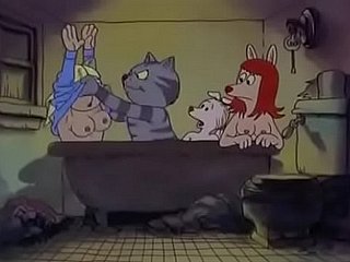 Fritz a catch Make fun of (1972) : Bathtub Orgy (1 부)