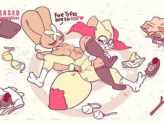 Pokemon Lopunny Dominating Braixen there Wrestling  by Diives