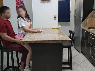 Living with my cute niece who can only slightly longer leave her uncle's cock