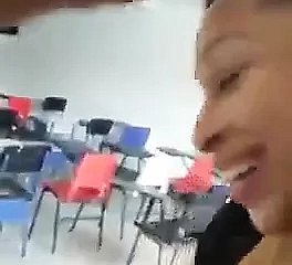 Teacher blows pupil handy classrooma