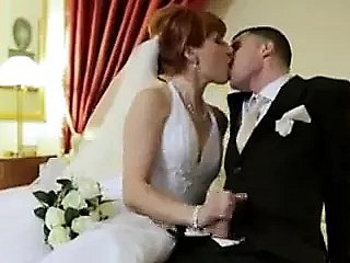 Redhead Copulate se dp'd el día de su boda