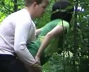 Russian couple back a difficulty forest